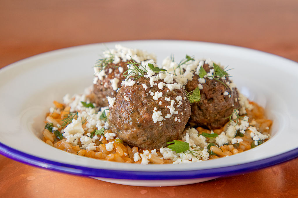 Black Sheep Foods meatballs on a plate