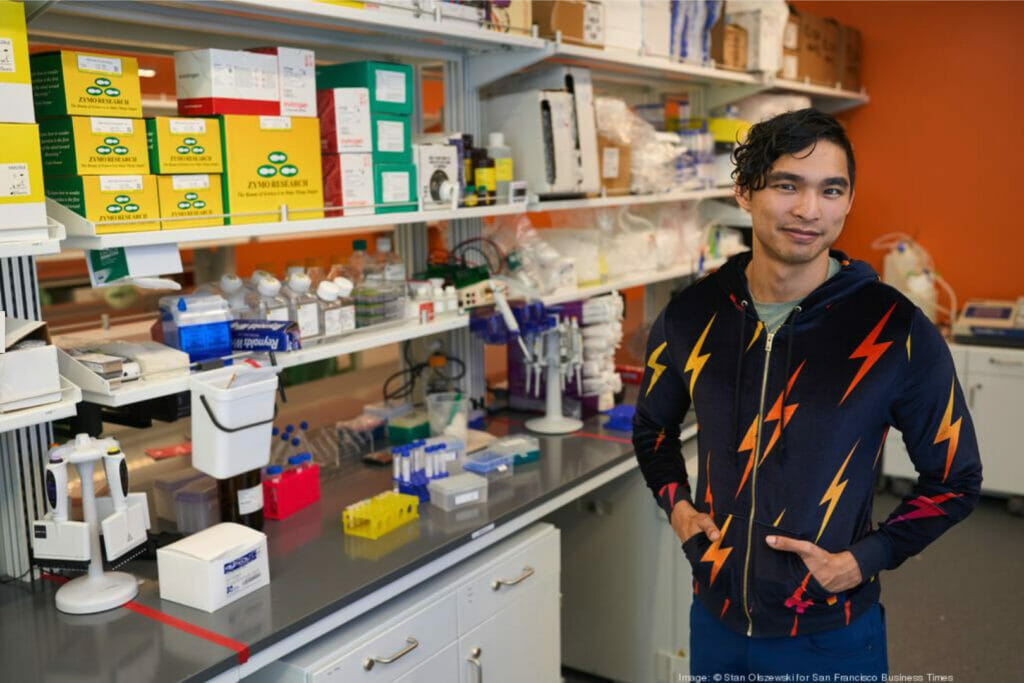 Glyphic Biotechnologies, whose Co-founder Josh Yang is pictured, is moving forward with plans to expand into 31,000 square feet at Foundry31. Photo by Stan Olszewski