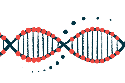 Schematic DNA strand